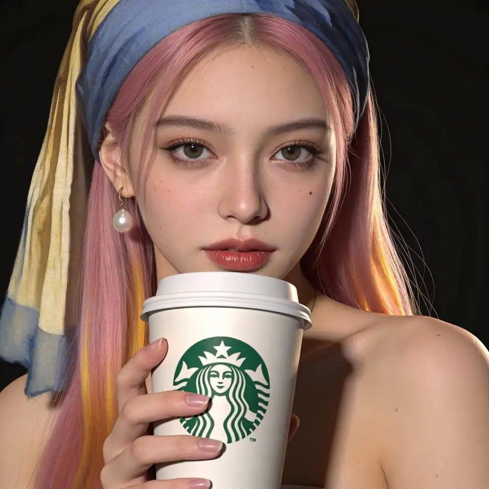 진주 귀걸이를 한 소녀