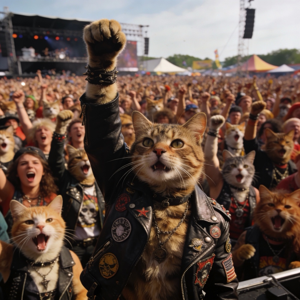 擬人化された猫たち